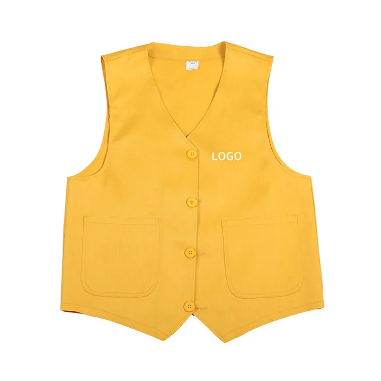 Volunteer waistcoat customized advertising waistcoat work red vest volunteer vest publicity printing word LOGO