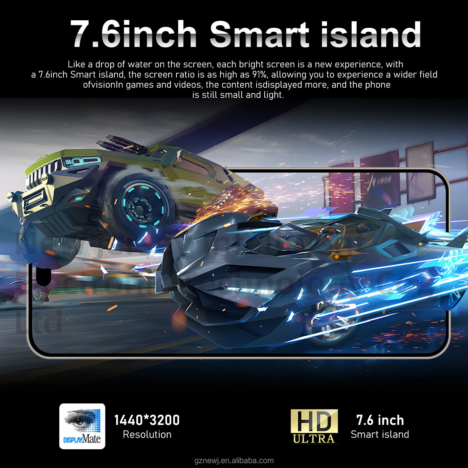HX-Cellphone 0riginal i16 ProMax 16gb+1tb Smartphone 7.3inch Unlocked Dual Card 5g Phones Android 14.0 Mobile Phones