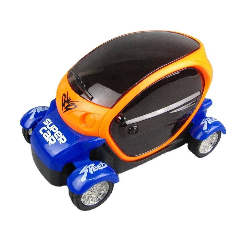 Light Stunt Toy Car Toys Truck with Light Music Electric Toy Car Rolling Car 3D for Kids Plastic Color Box Unisex ABS 120PCS/CTN