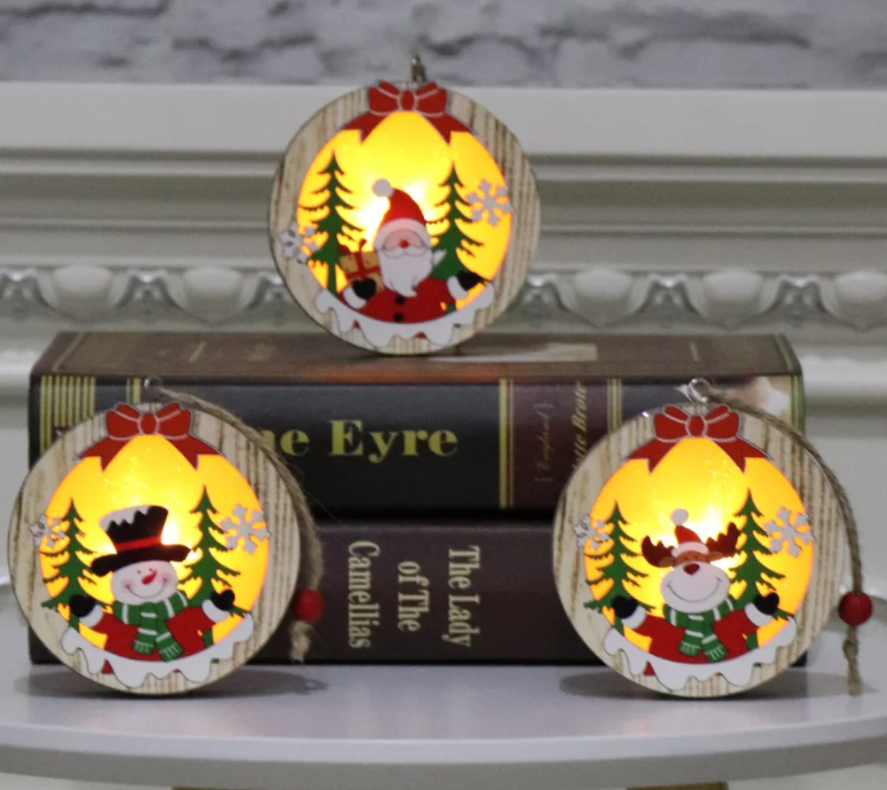  2021 wholesale new year christmas tree decoration with lights LED star
