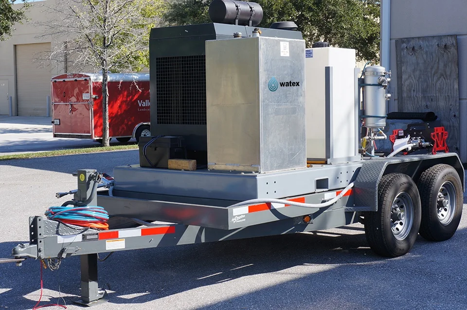 Hydroblasting water blaster evaporation tank pipe cleaning equipment oil tank vessel ship cleaning machine hydro jetting machine