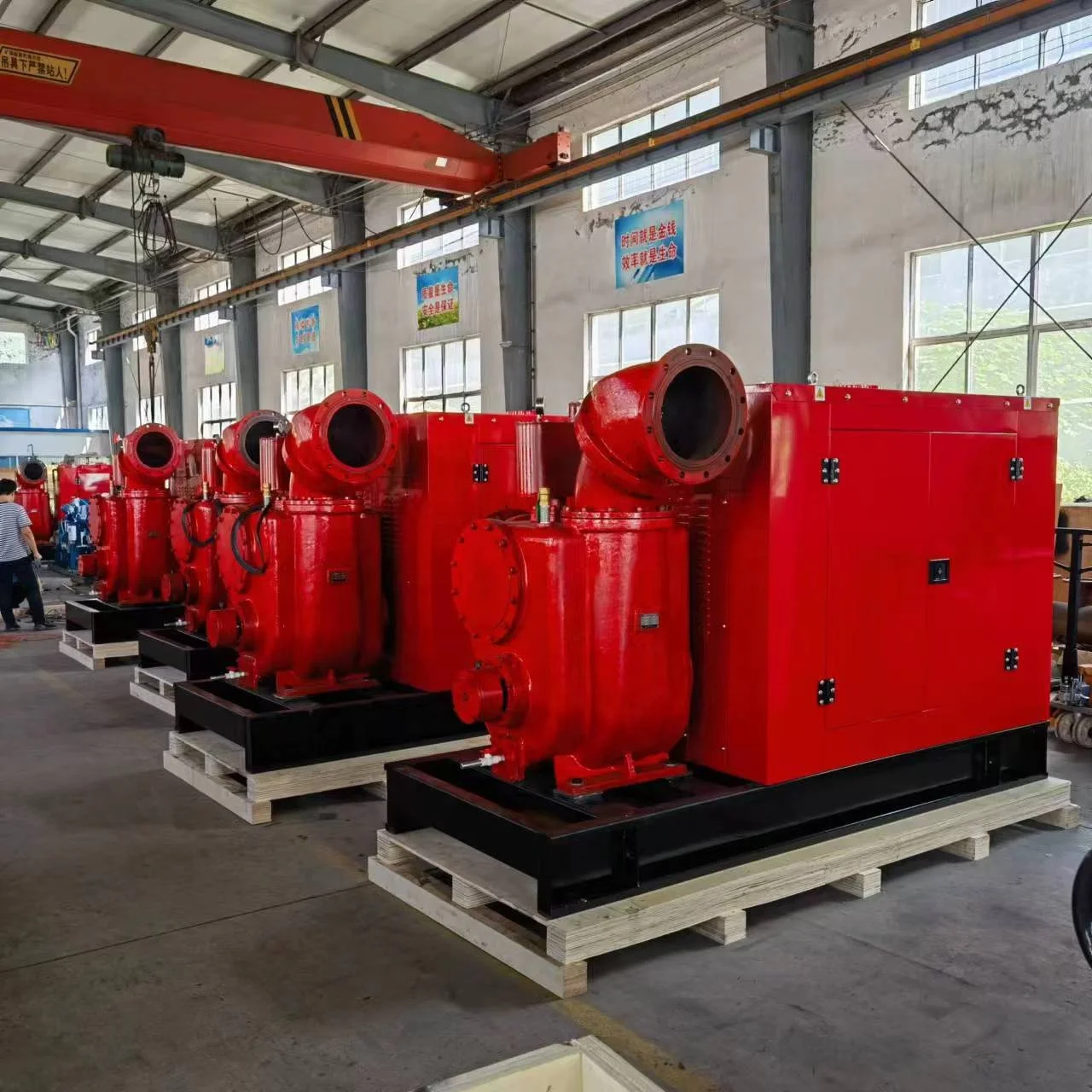 Cheap Price Trailer Big Capacity 16inch Diesel Water Pump For Irrigation or flood Dewatering pump