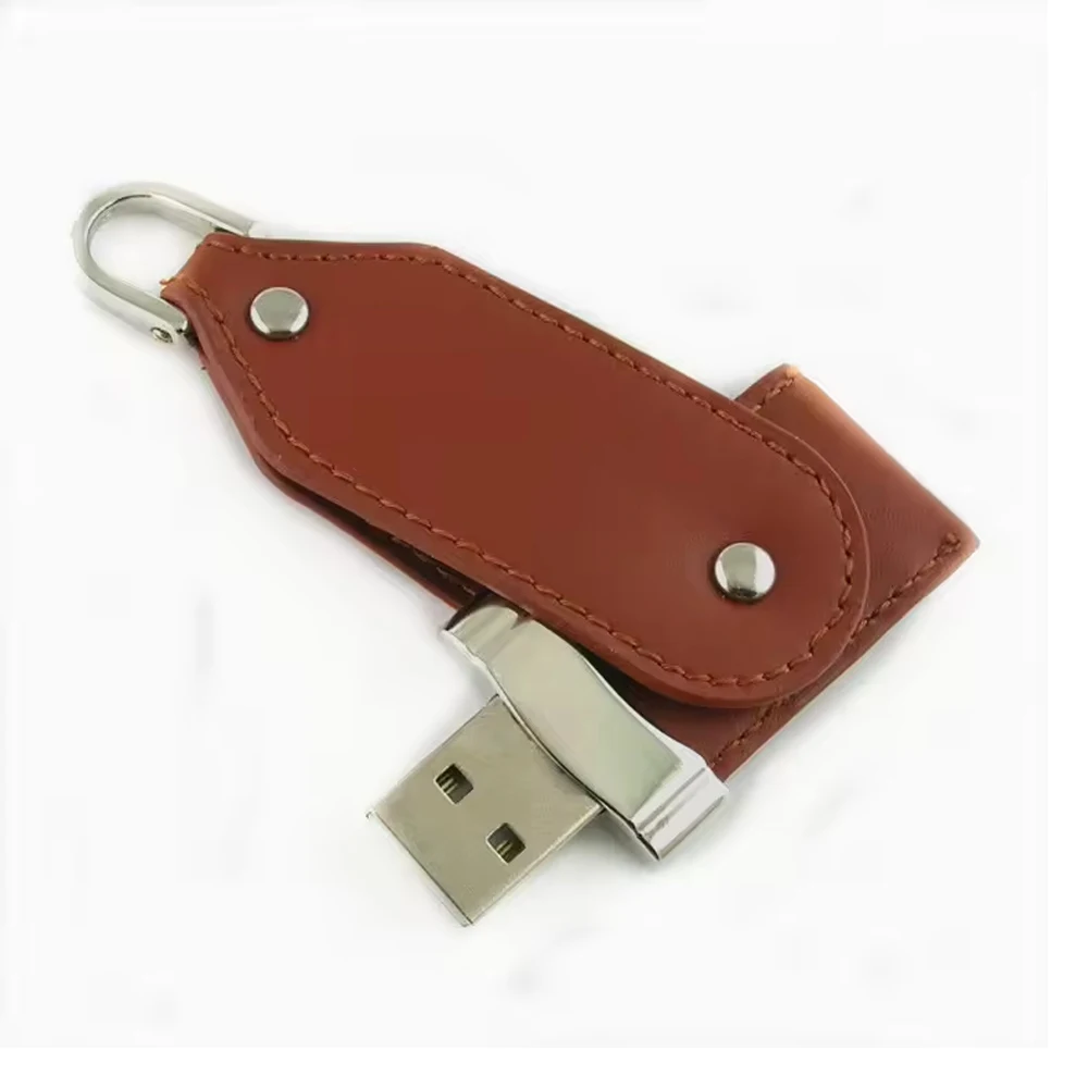 Fish Shape Swivel Pu Leather Usb 2.0 Flash Memory Drives With Company Logo Printing 8Gb Swivel Leather Usb Disk 32Gb Pendrive