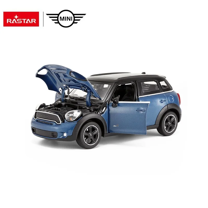 
RASTAR 1:24 alloy free wheel open door MINI diecast vehicles model car toys 