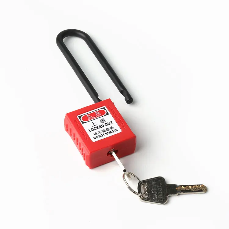 Khdzplastic замок безопасности 38 мм стальная скоба Loto Mk SP01P76B CN;ZHE 76 KHAN 6 красный зеленый желтый и т.