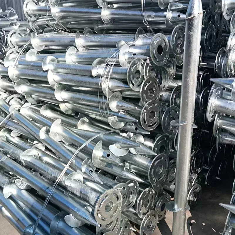what is a photovoltaic?Widely Used Building Spiral Galvanized Helical solar ground mount screw foundation