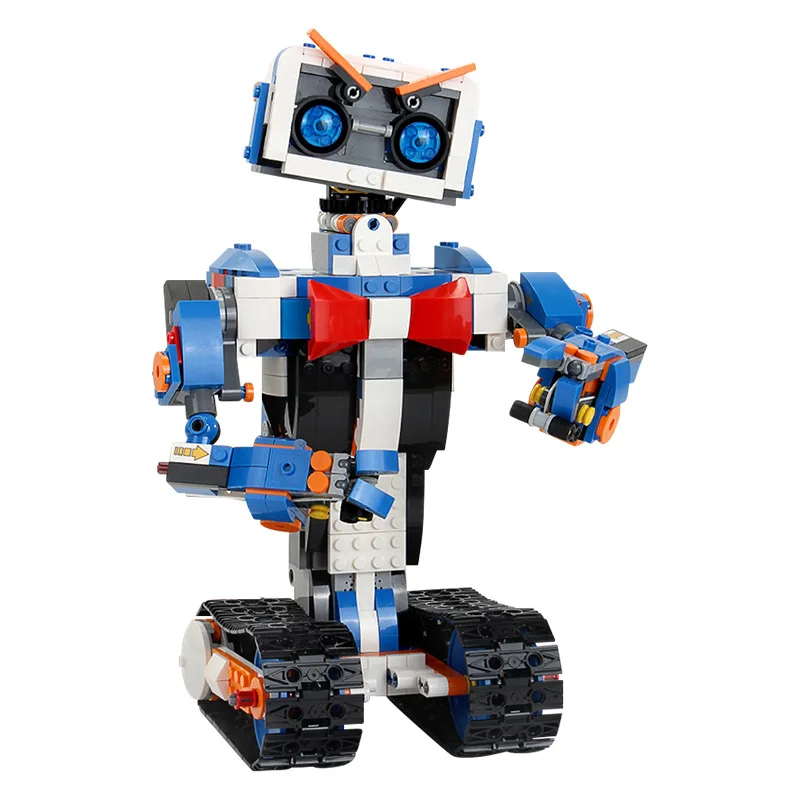 Формовочный конструктор King Robot Technology строительный блок с дистанционным управлением строительные блоки серия роботов игрушка