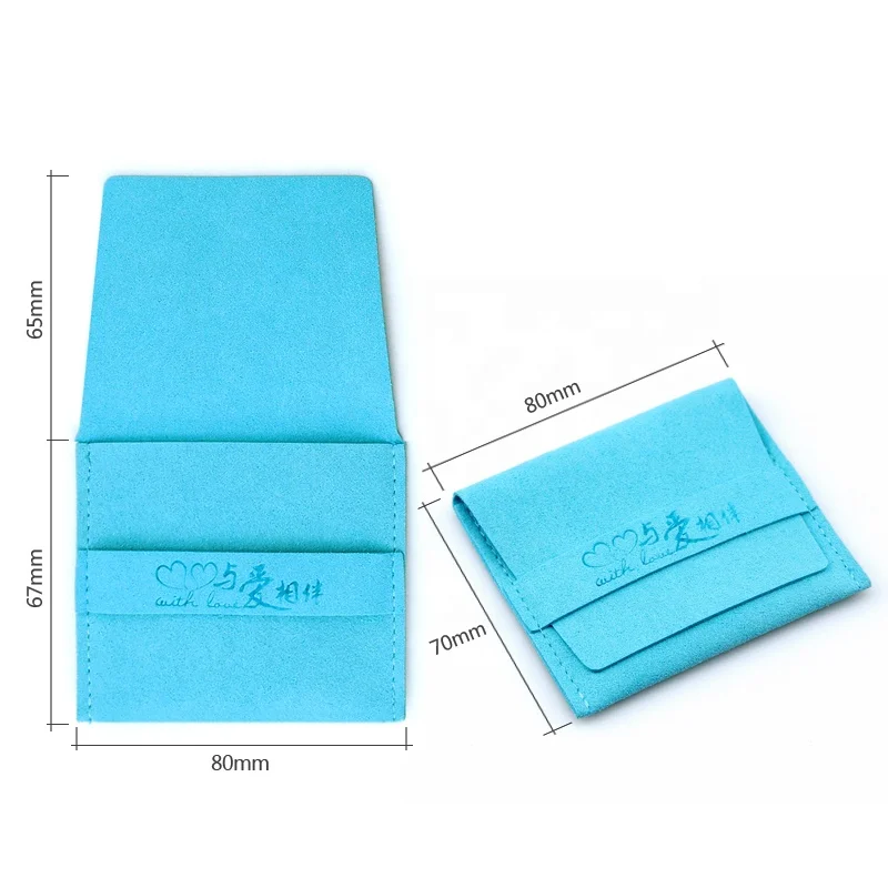 
logo printed custom envelope bag wholesale drawstring pouches gift packaging cosmetic jewelry packaging bags 