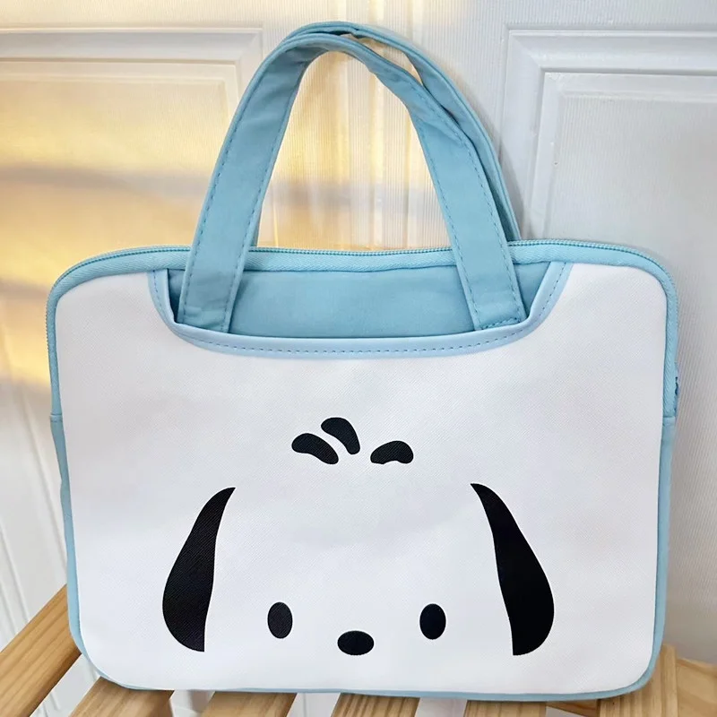 Kuromi Sanrios Portable Laptop Bags Cartoon Cute Computer Bag Ipad Storage Bags