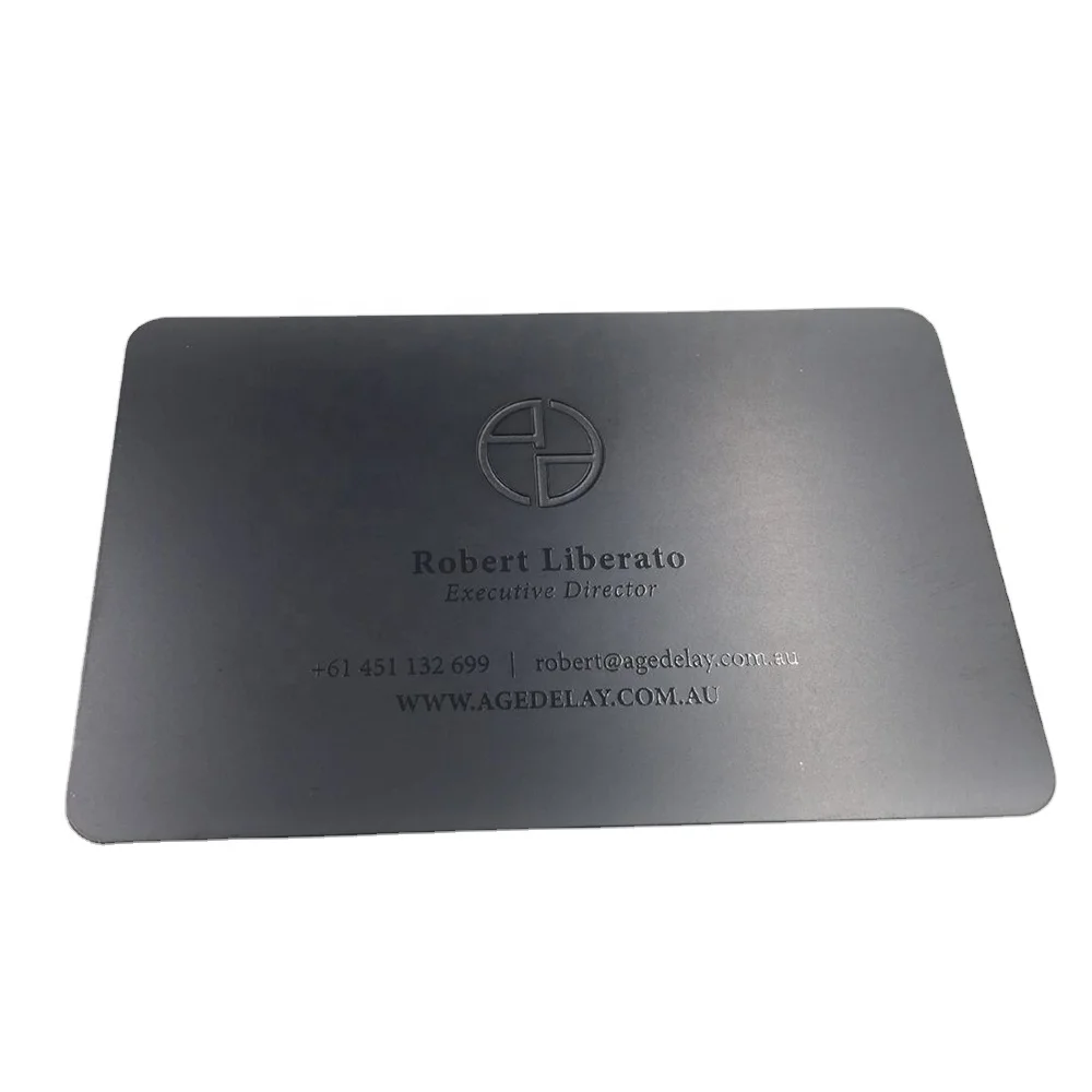 laser cut metal business card blank