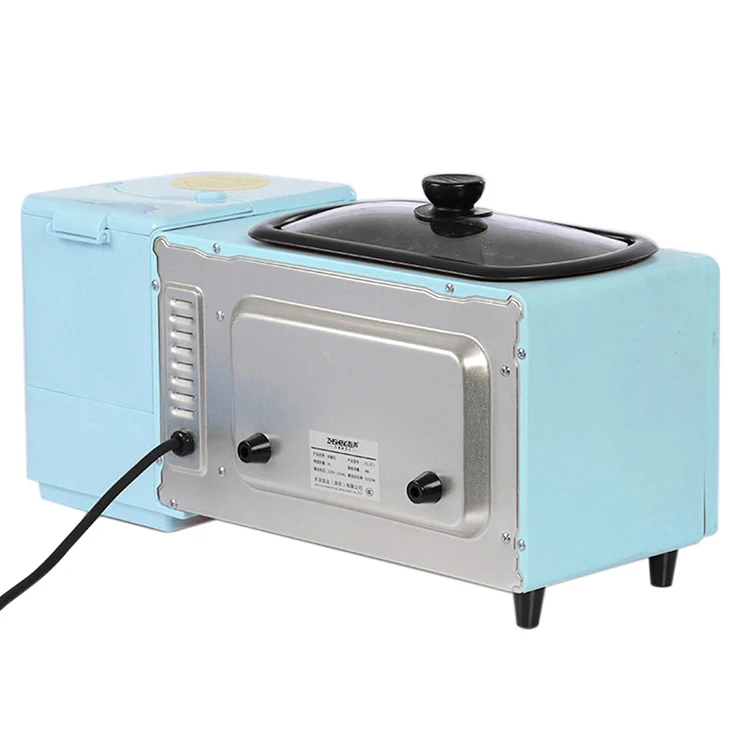 New Small Kitchen Appliance 3 in 1 Multi Function Breakfast Maker Machine for Home