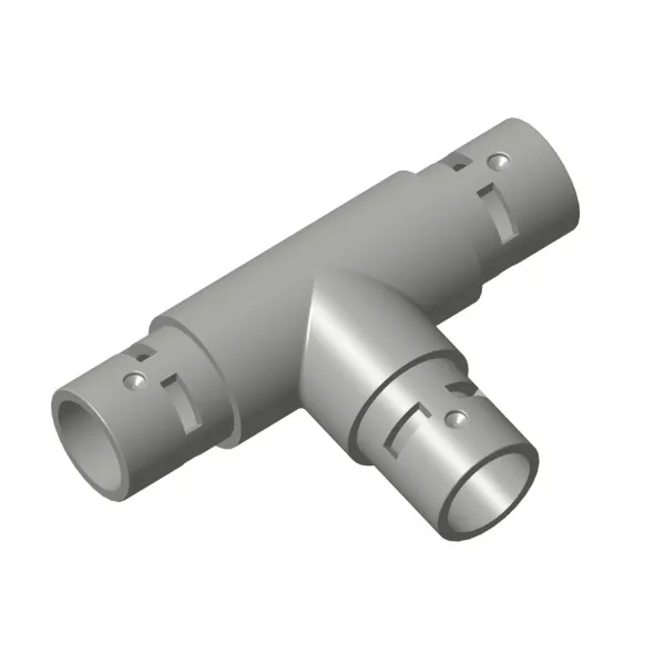 Aluminum pipe tube accessories T  joint J40-A04