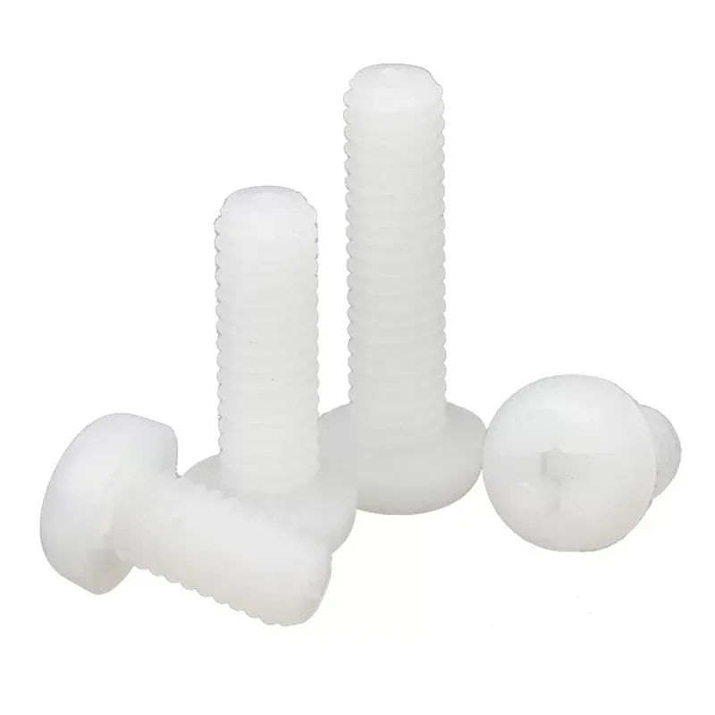 M2 M3 M4 plastic nylon cross pan round head machine screws bolts