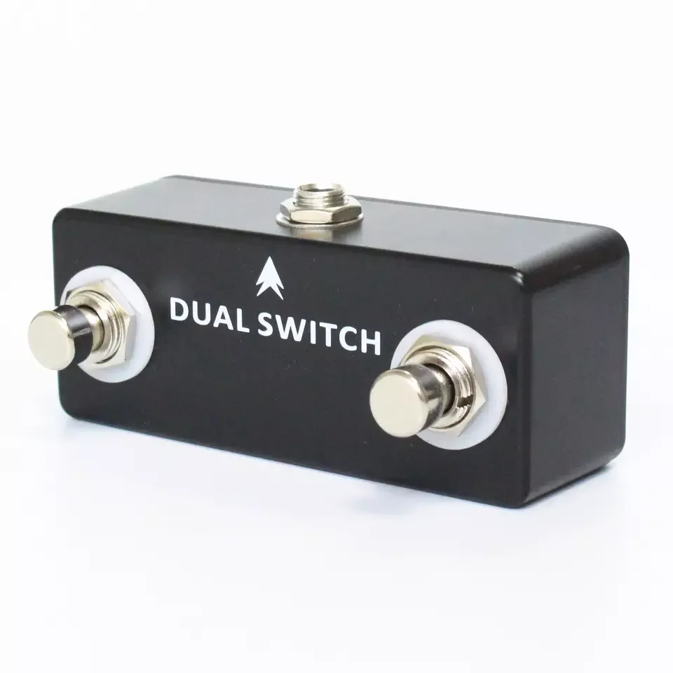 Guitar Pedal Foot Switch Pedal Foot Switch DUAL SWITCH Full Metal Shell Electric Guitar Effects factory made bulk sale