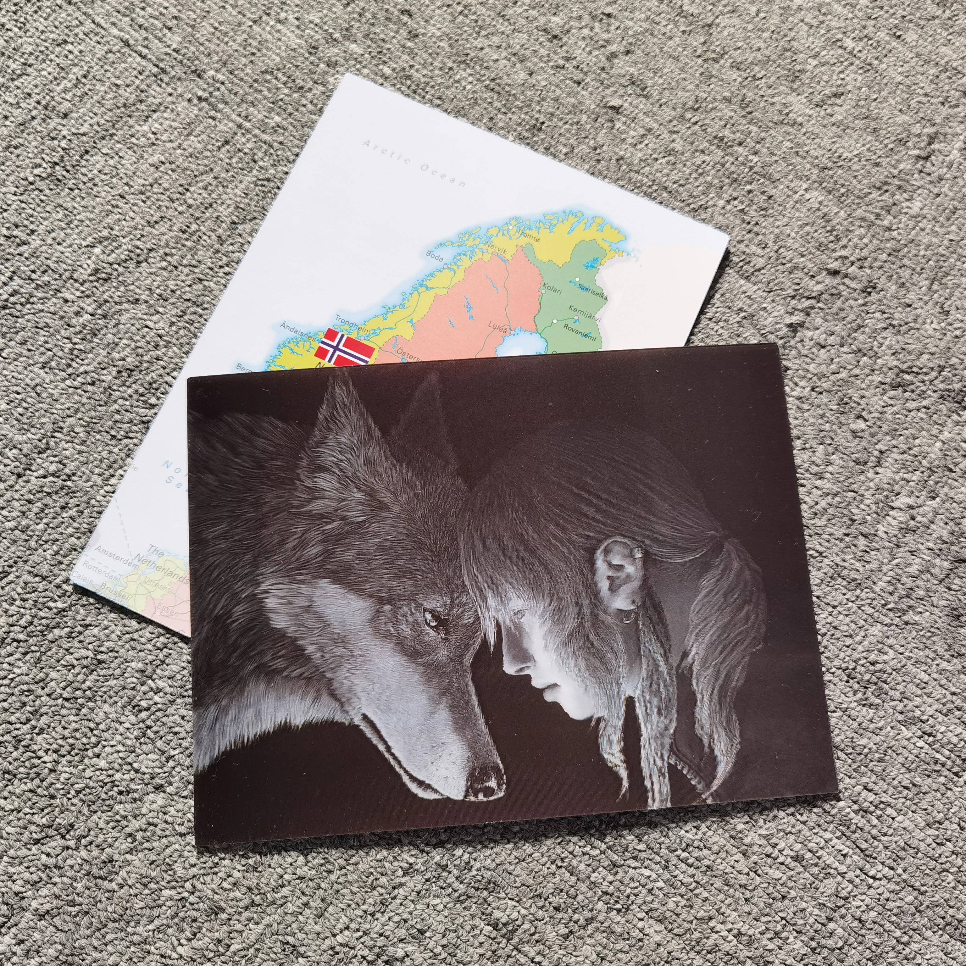 Cute animals 3D lenticular cards custom trading cards for giveaway