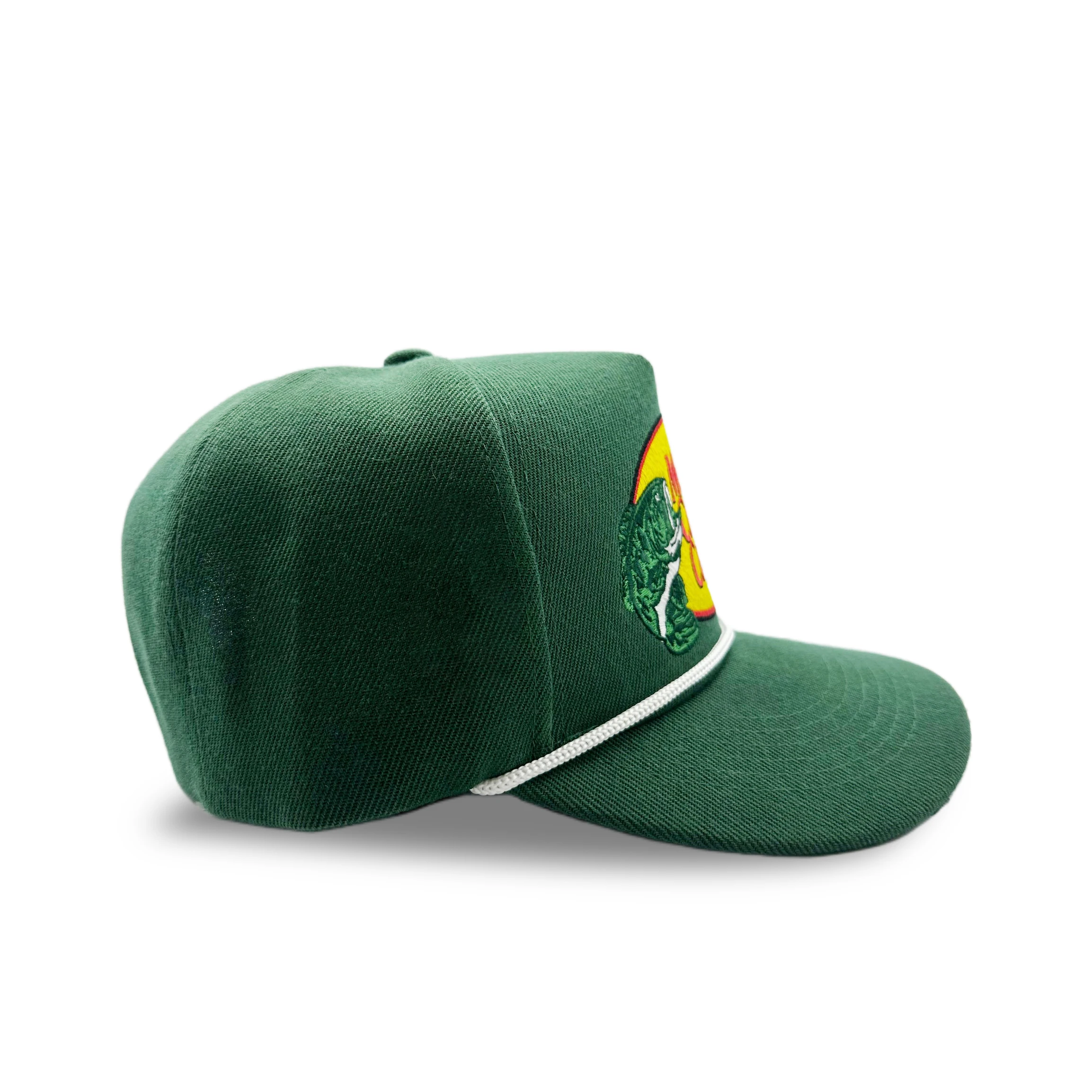 custom logo Australia country trucker cap with rope pointy panel acrylic Vintage 5 panel trucker hat with embroidered bass pro