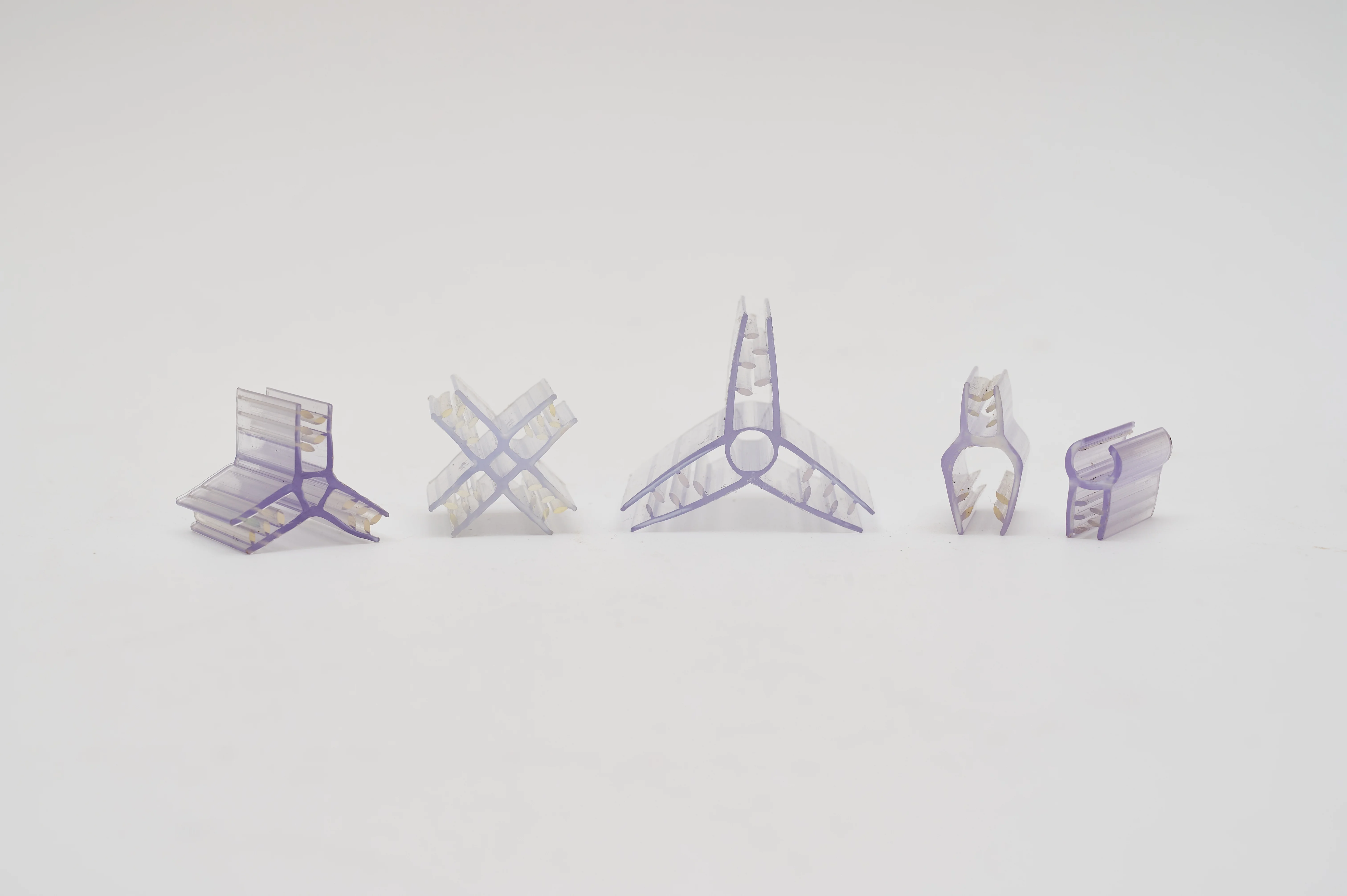 Factory Plastic Supermarket Shelf Accessories Pvc Price Holder Extrusion Supergrip