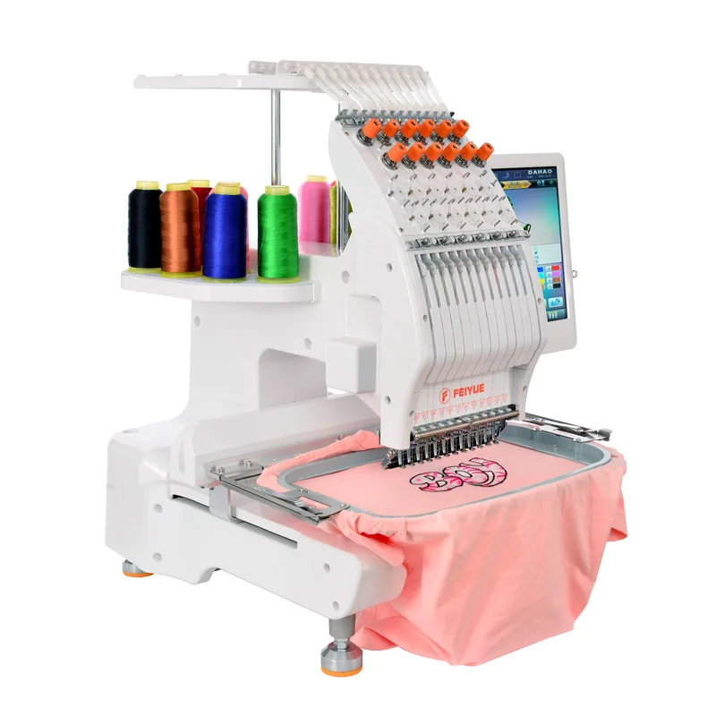 FEIYUE YAMATA Computerized single head DIY commercial use mini table embroidery machine