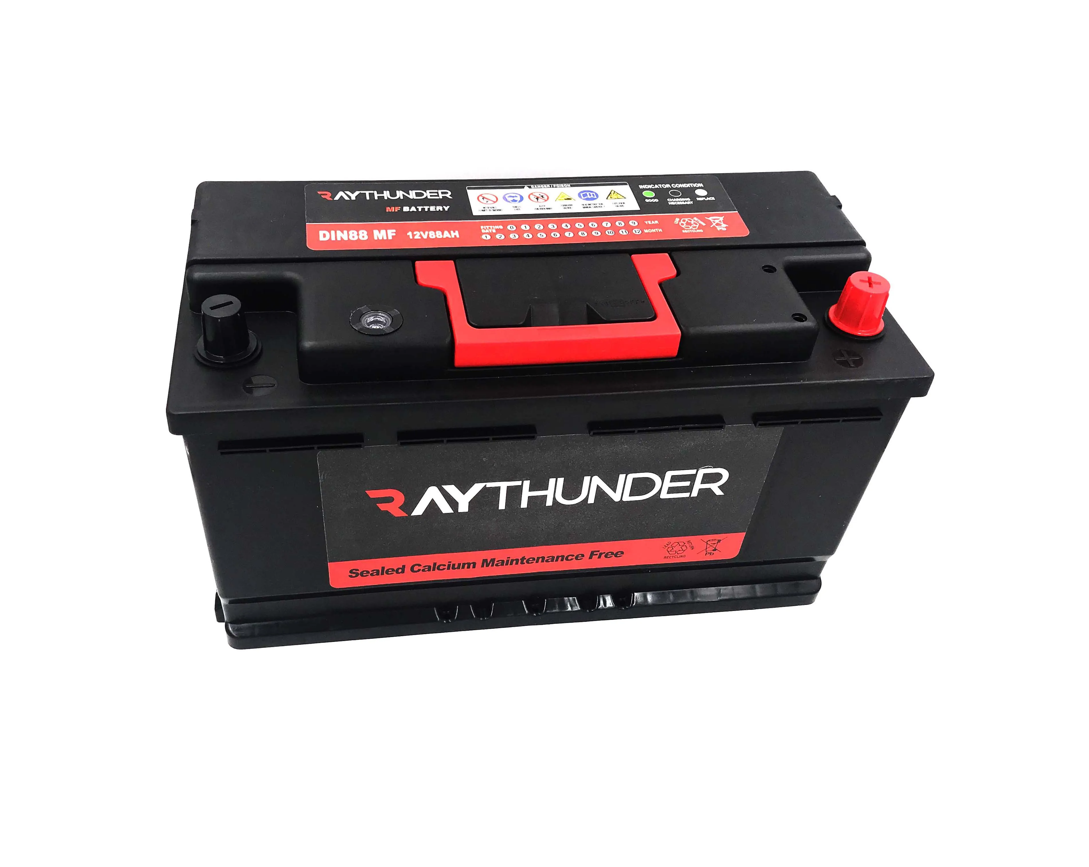DIN100 12V 100Ah DIN88 12V88AH высокое качество не требующих обслуживания автомобильный аккумулятор для автомобиля
