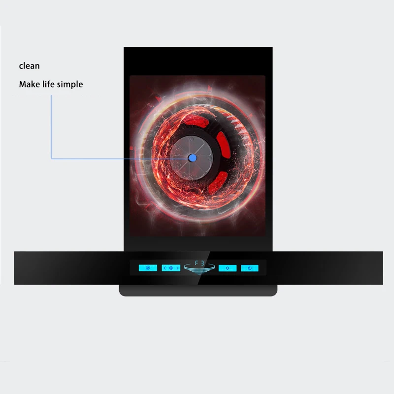 Большая всасывающая бленда для дома медные двигатели автоматически очищают все из нержавеющей стали бесплатно запасные части коммерческий низкий уровень шума