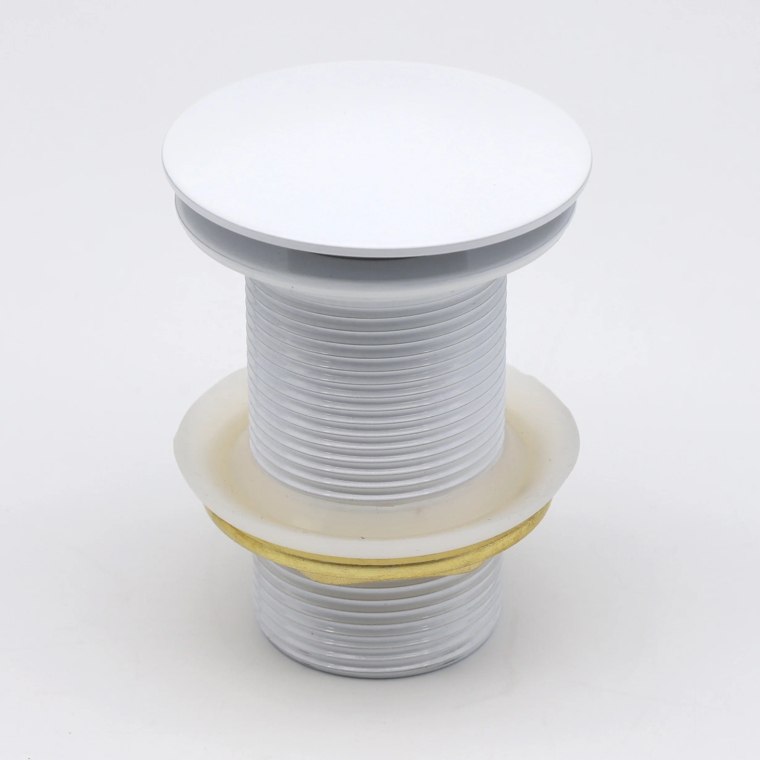 Hot sale bathroom pop up drain various color customized click clack drain brass basin drain