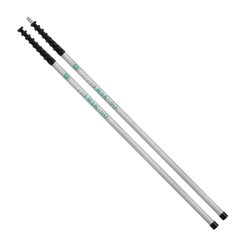 HOFI IM3K-50 china manufacturer 50 feet extend telescopic rods window cleaning poles water fed brush clean
