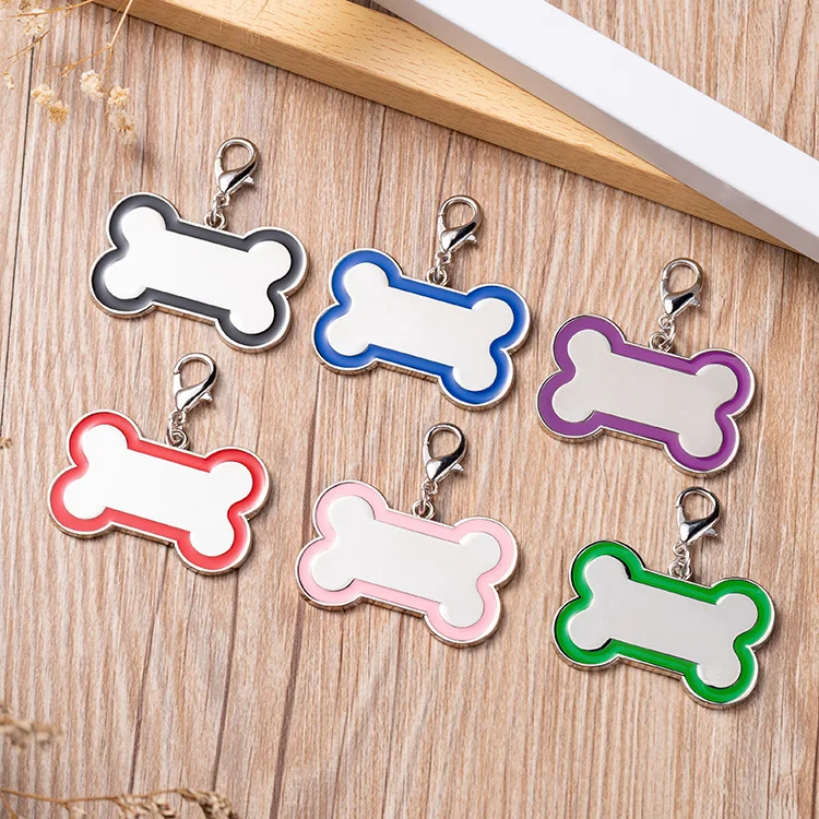 Pet Id Tags Engraved Cat Dog Name Tag and Accessories Personalized Stainless Steel for Puppy Supplies