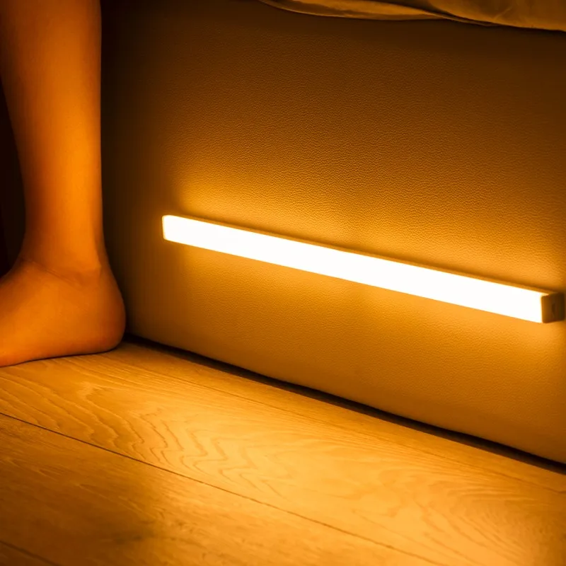 Wholesale Led Motion Sensor under Cabinet Lights Wireless Rechargeable Cupboard Light with Removable battery lamp