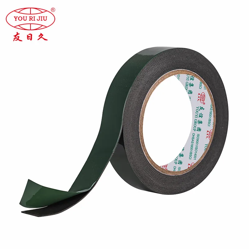Yourijiu Good Adhesion Solvent Double Sided  EVA Foam Mounting Tape Anti-UV Property