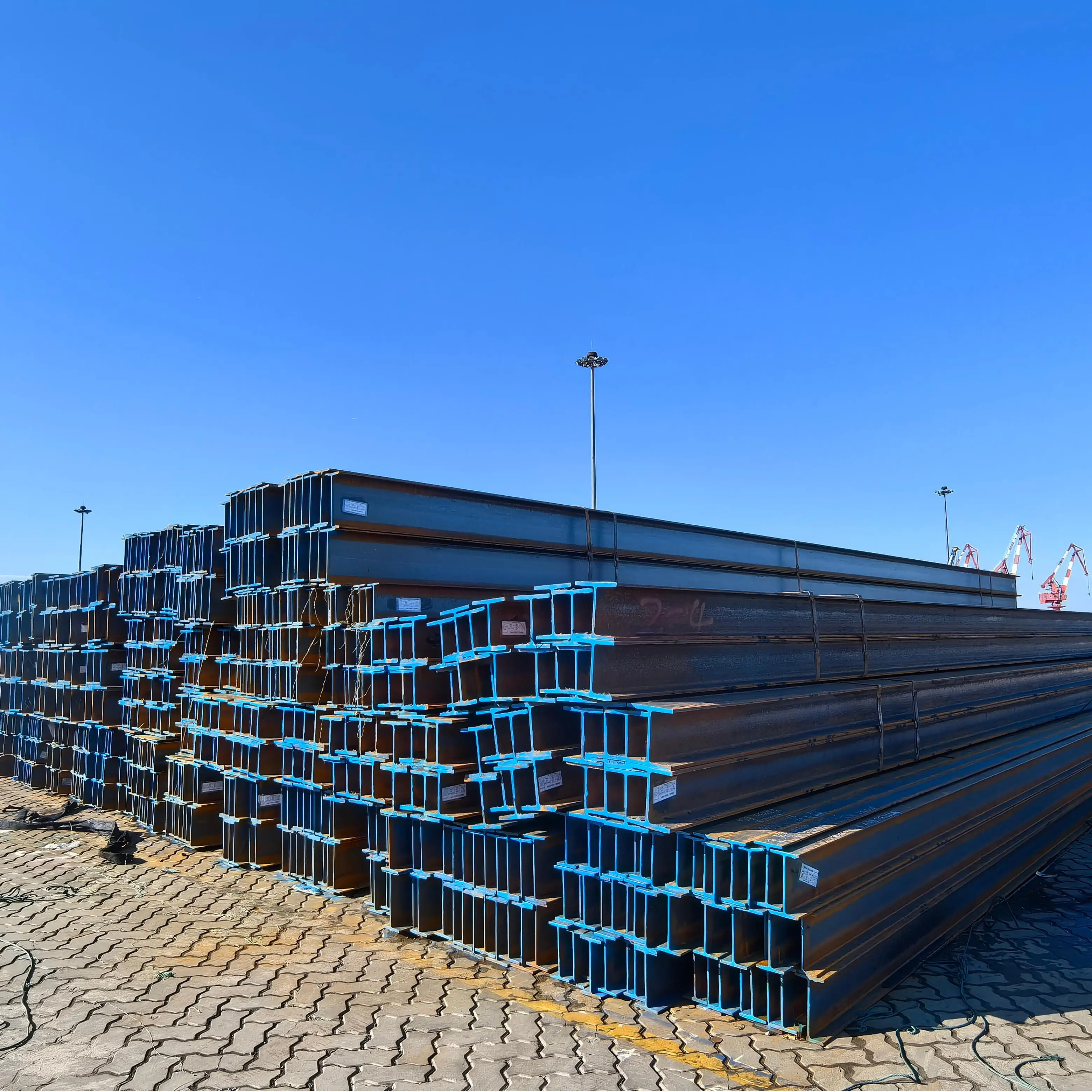 Steel h-beams manufacturer ASTM A572 Grade 50 150x150 Standard Viga H Beam I Beamcarbon vigas de acero Channel Steel Sizes