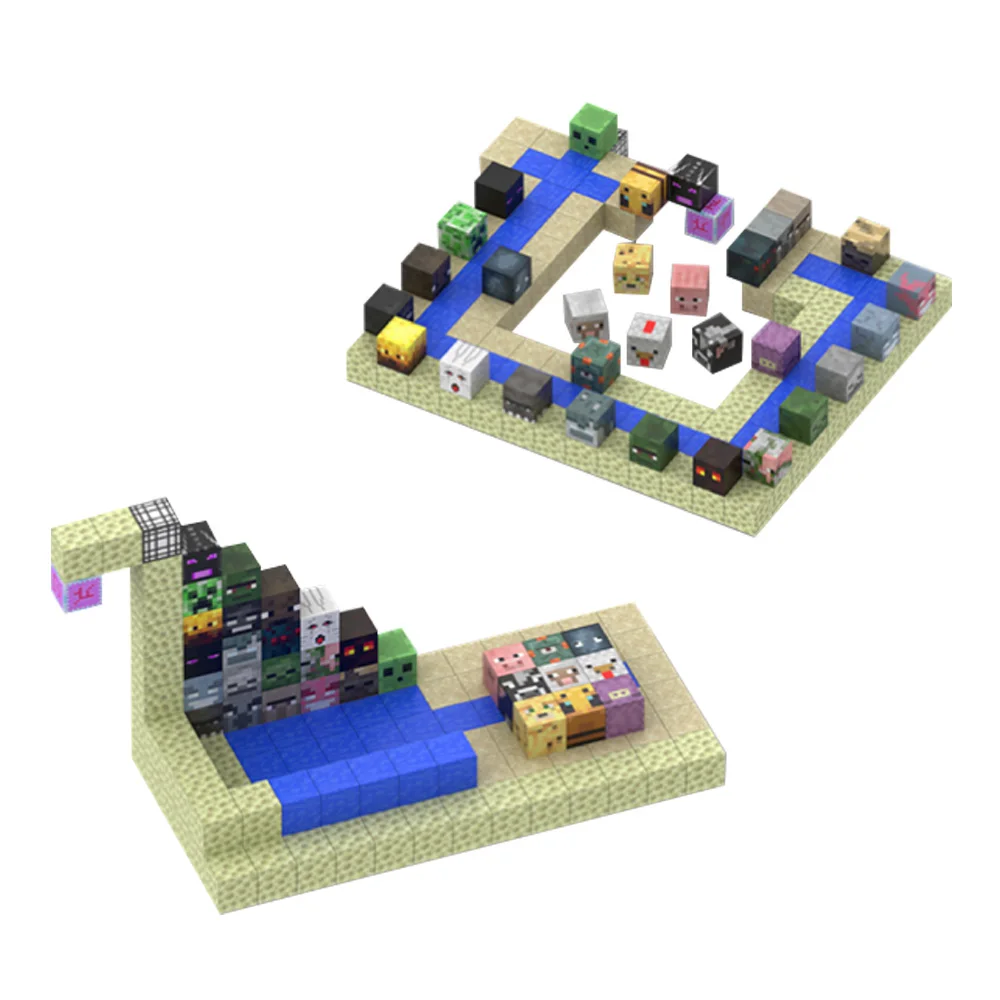 Creative Build Mine Magnet World Set Buildable Game Elements Gifts Toys Educational Building Toy for Boys & Girls, Ages 5-7
