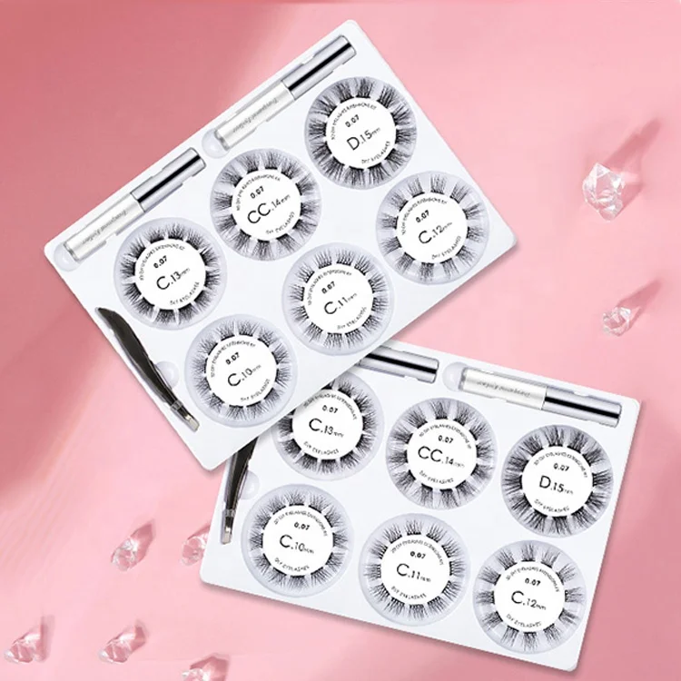 Набор для наращивания ресниц, натуральные синтетические многоразовые Искусственные ресницы, 72 кластера