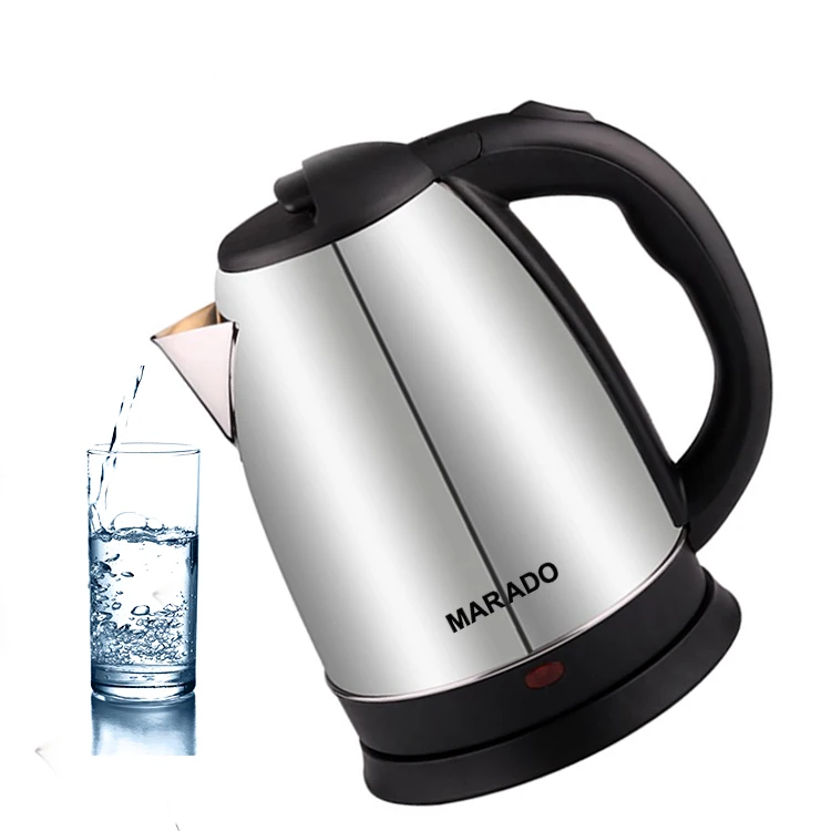 Hot selling stainless steel inner lid kettle quick boiling 1.5L 1.8L 2.0L capacity electric kettle MARADO