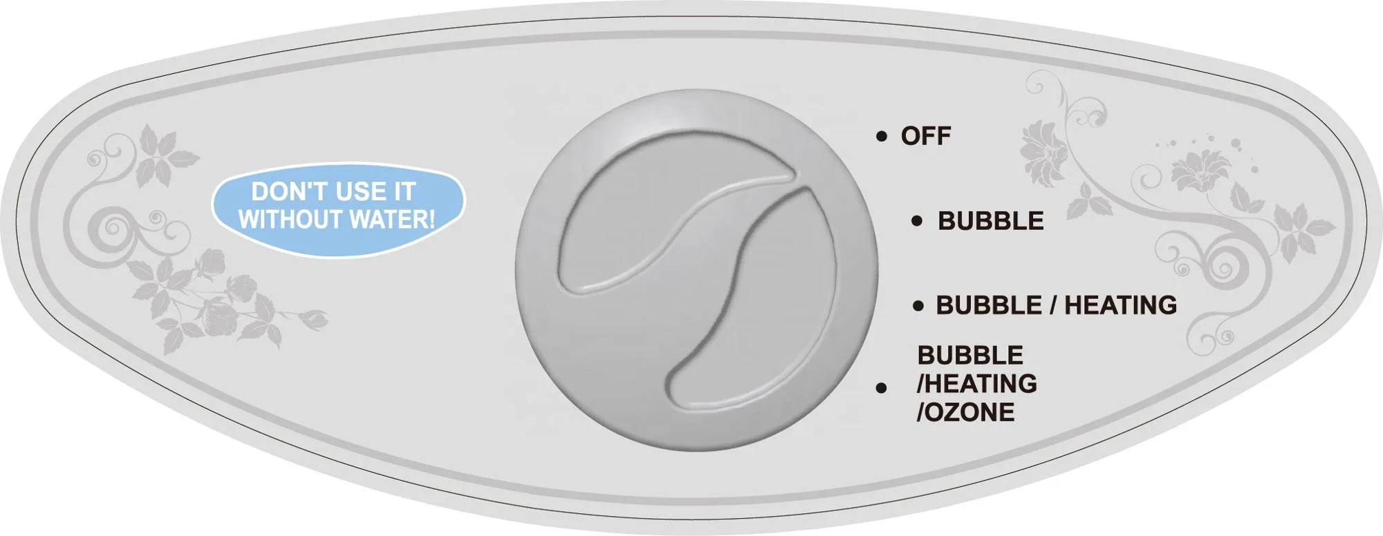 Luyao Cheap Price Air Bubble Heated Foot Bath Massager Basin