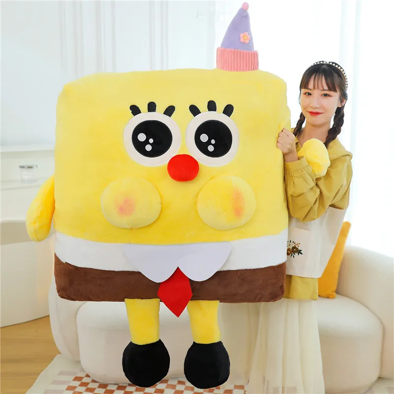 Cute Plush Toy Patrick Star Eugene H. Krabs Gary The Snail Stuffed Animal Toys Throw Pillow Halloween Decor Kids Gift