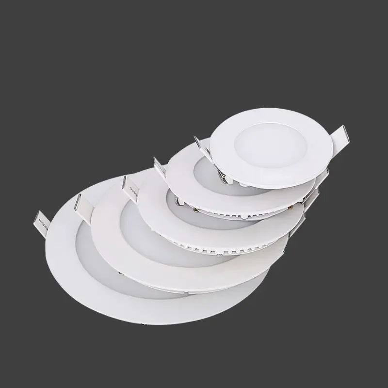 ultra slim 4, 6, 8inch 7w 10w 12w 25w panel light led downlight pot light dimmable light panel