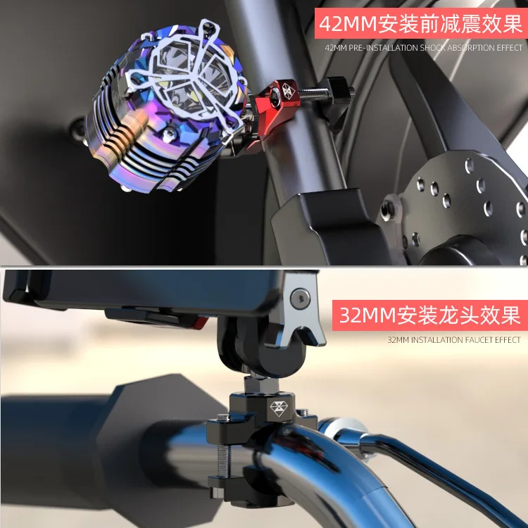 SPIRIT BEAST Motorcycle stent modification accessories auxiliary spotlights fixed bracket catches bumper fixture handlebar stent