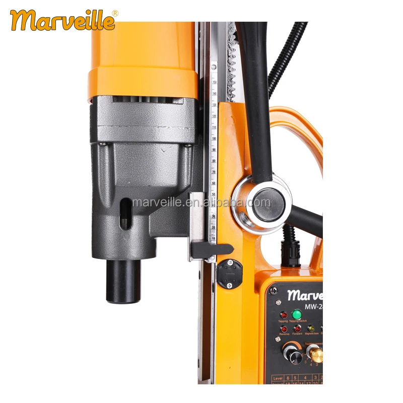 Marveille MW-28TC Portable magnet drill engineering machine automatic absorption plate drilling machine