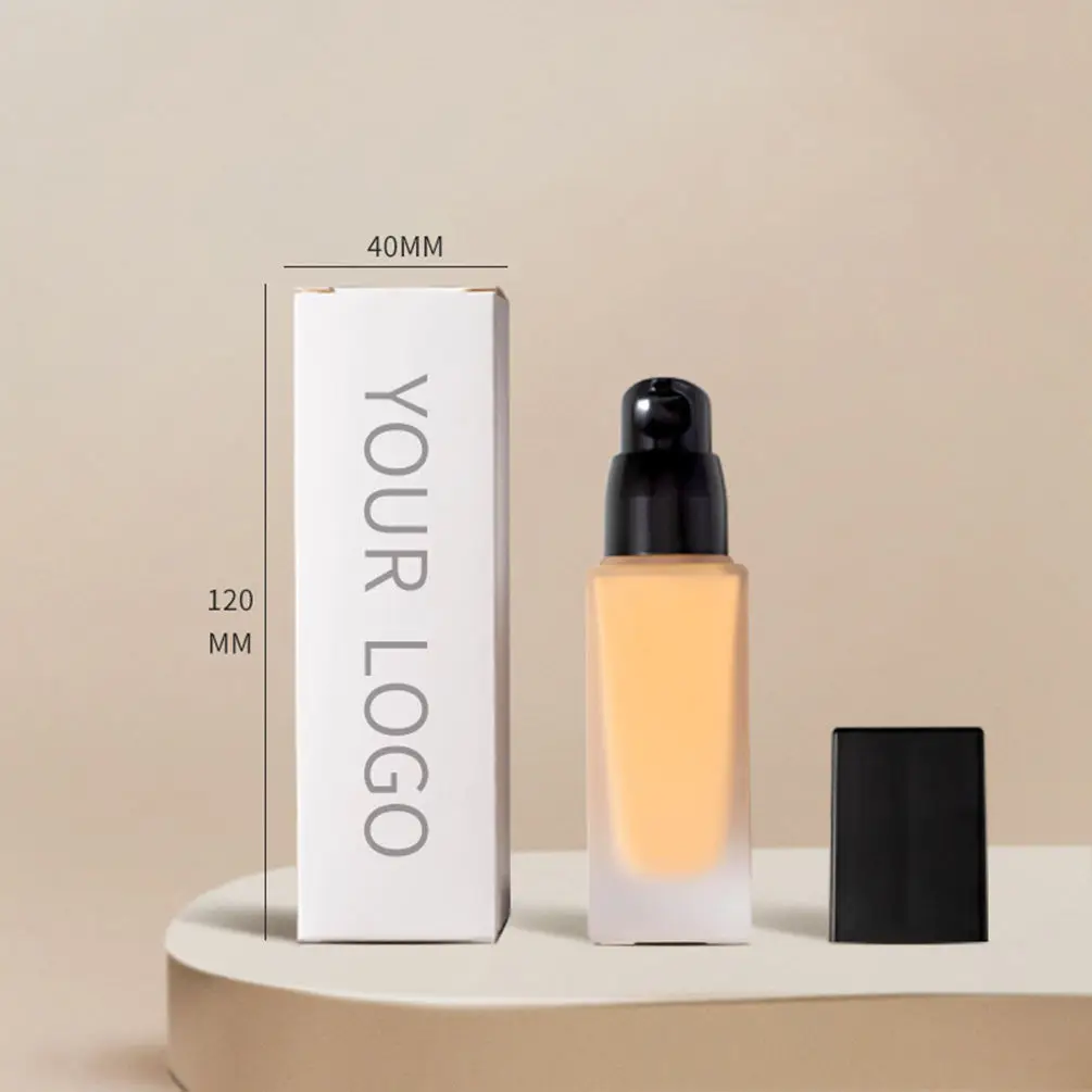 29 Colors Private Label Concealer Hydrating Liquid Foundation Fond De Teint Pour Peau Noir Full Coverage Face Foundation Liquid