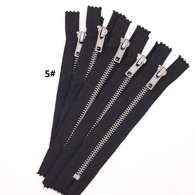 8# Large metal zipper antique silver teeth metal zipper close end flame retardant fireproof zipper