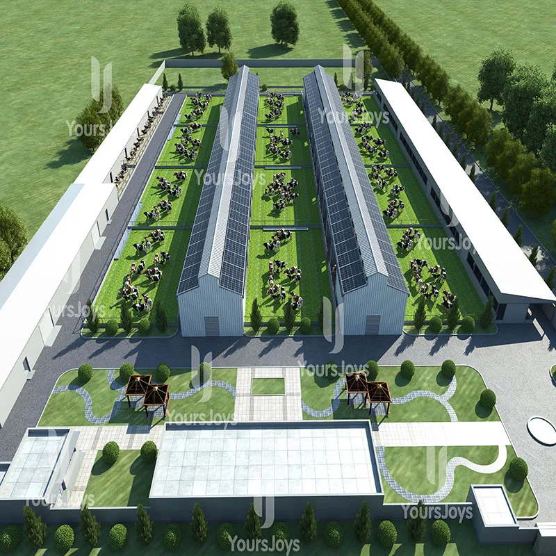 High quality customizable durable steel structure suitable for cowshed steel structure