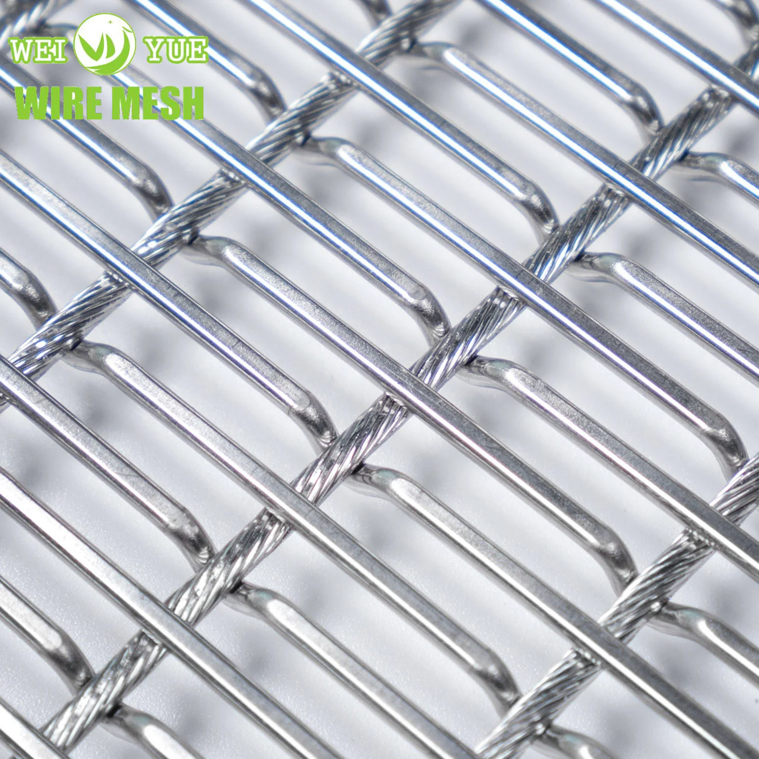 WOVEN WIRE PANELS AND DECORATIVE GRILLES FOR Partitions