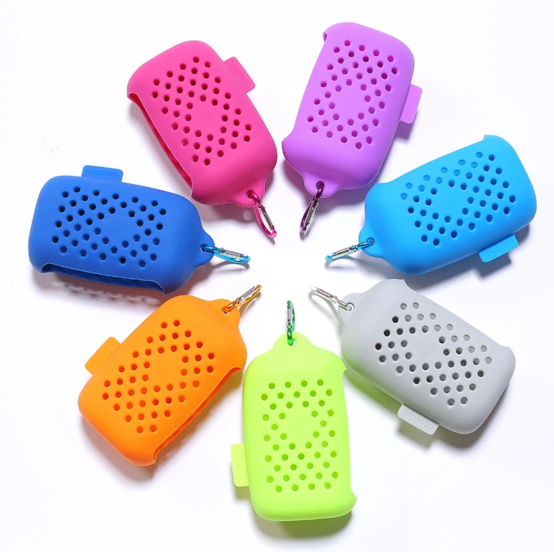 Модный пользовательский Печатный освежающий охлаждающий волшебный холодный лед полотенце силиконовый мешок для двери