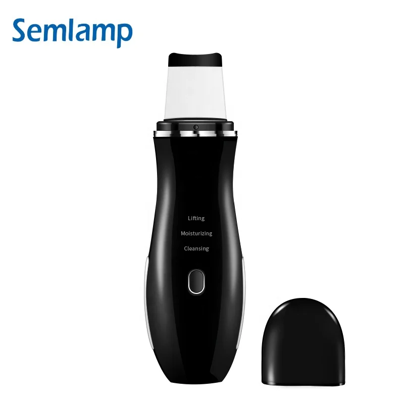 Pore Cleansing Scrubber Portable Skin Spatula Face Peeling Sonic Facial Ultrasonic Skin Scrubber Spatula