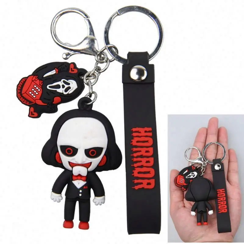 10pcs/set  The Nightmare Before Christmas figure jack and sally keychain Figures Set