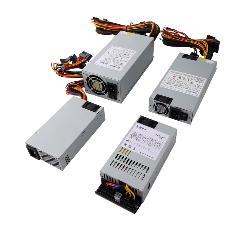 Блок питания для сервера ZUMAX 1U300w 400w 500w Active PFC 80 Plus Sliver 300W 1U micro smps mini