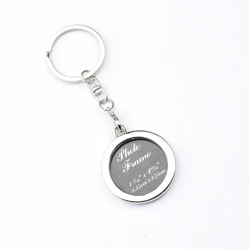Creative Love Keychain Photo Frame Couple Keychain Square Personalized Photo Keychain Commemorative Gifts For Couple Friends