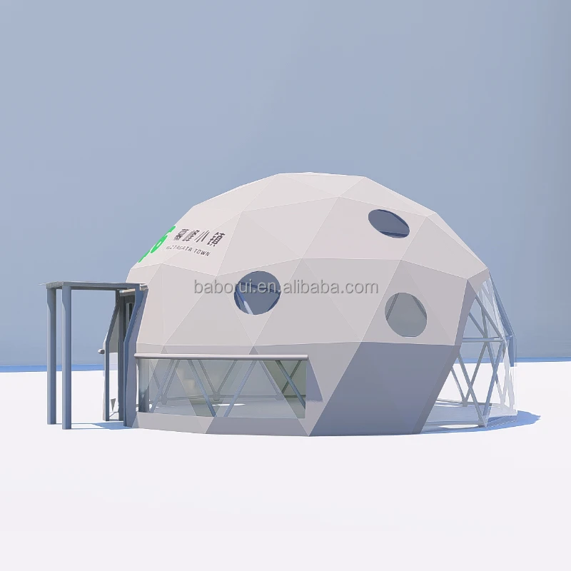 High quality PVC cover flame retardant hemispherical outdoor mapping dome activity tent for sale