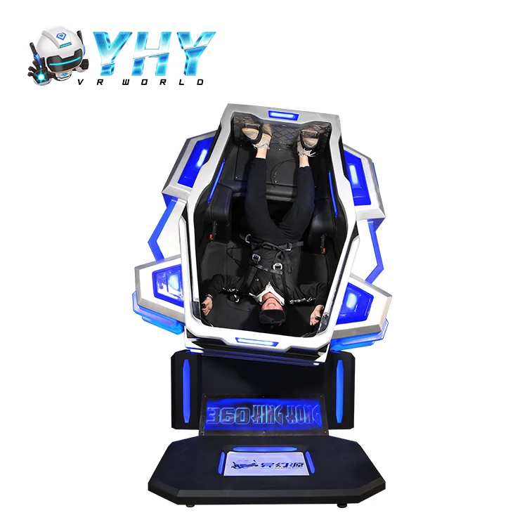 360 Kingkong Single Cabin Adults Arcade Machine Flight Simulator Cockpits 9D Vr Cinema VR Systems