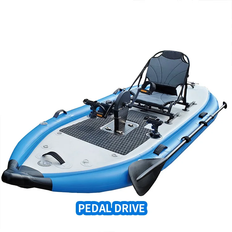 Cheap shipping 335cm Inflatable Foot Pedal Drive pedal Kayak Fishing Sup Canoe/kayak With Pedal